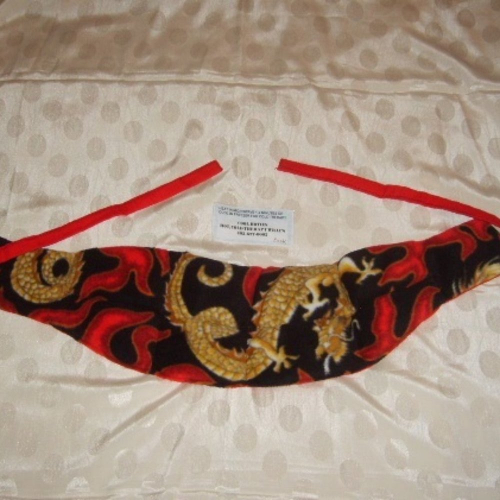 Lower Back Wrap Microwavable Handmade Dragon Print